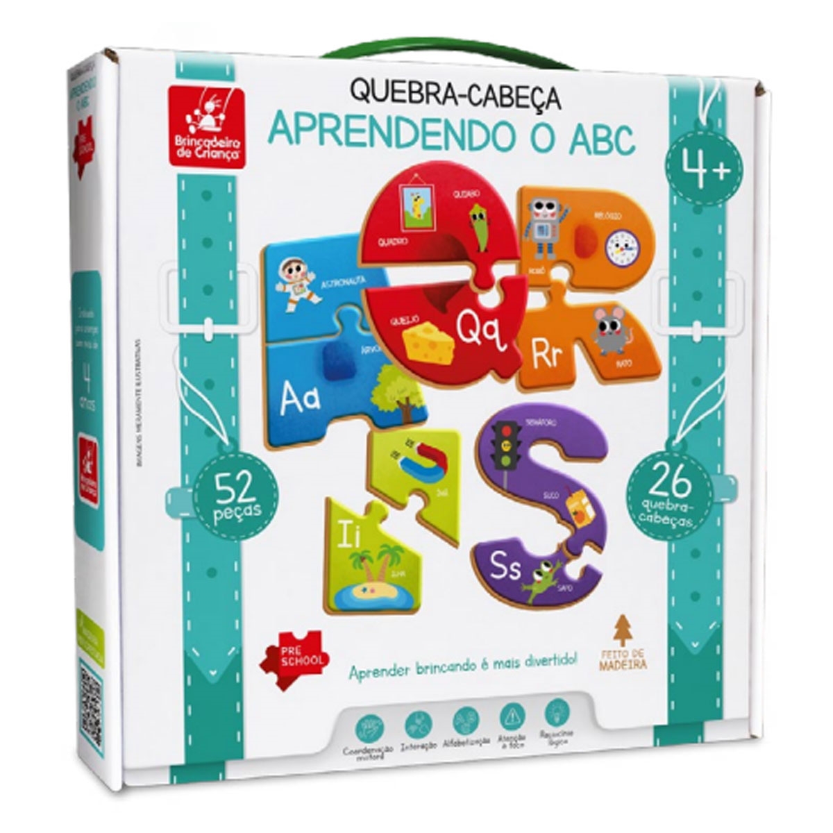 Aprendendo o ABC Brincadeira de Criança