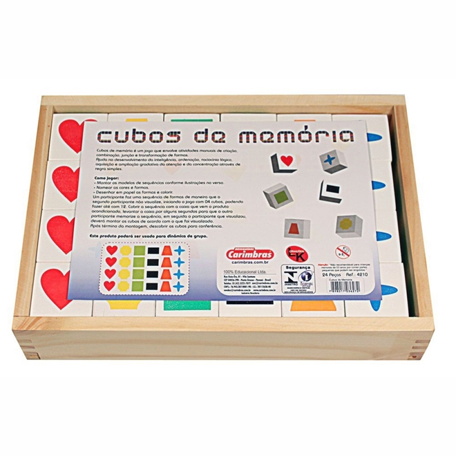 PUZZLE DE CUBO DE MADEIRA AMBER - Puzzles - Jogos - Catálogo de