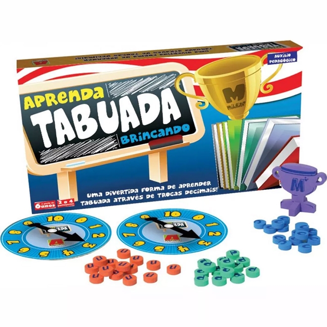 Jogo Educativo Tabuada Com Resultados De Encaixe Em E.v.a