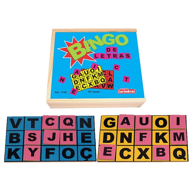 Jogo Binguinho de Letras Pais e Filhos