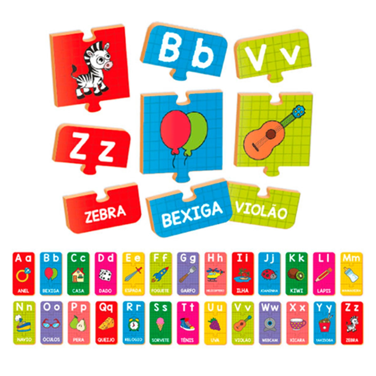 Letras do A ao Z - Brincadeira de Criança