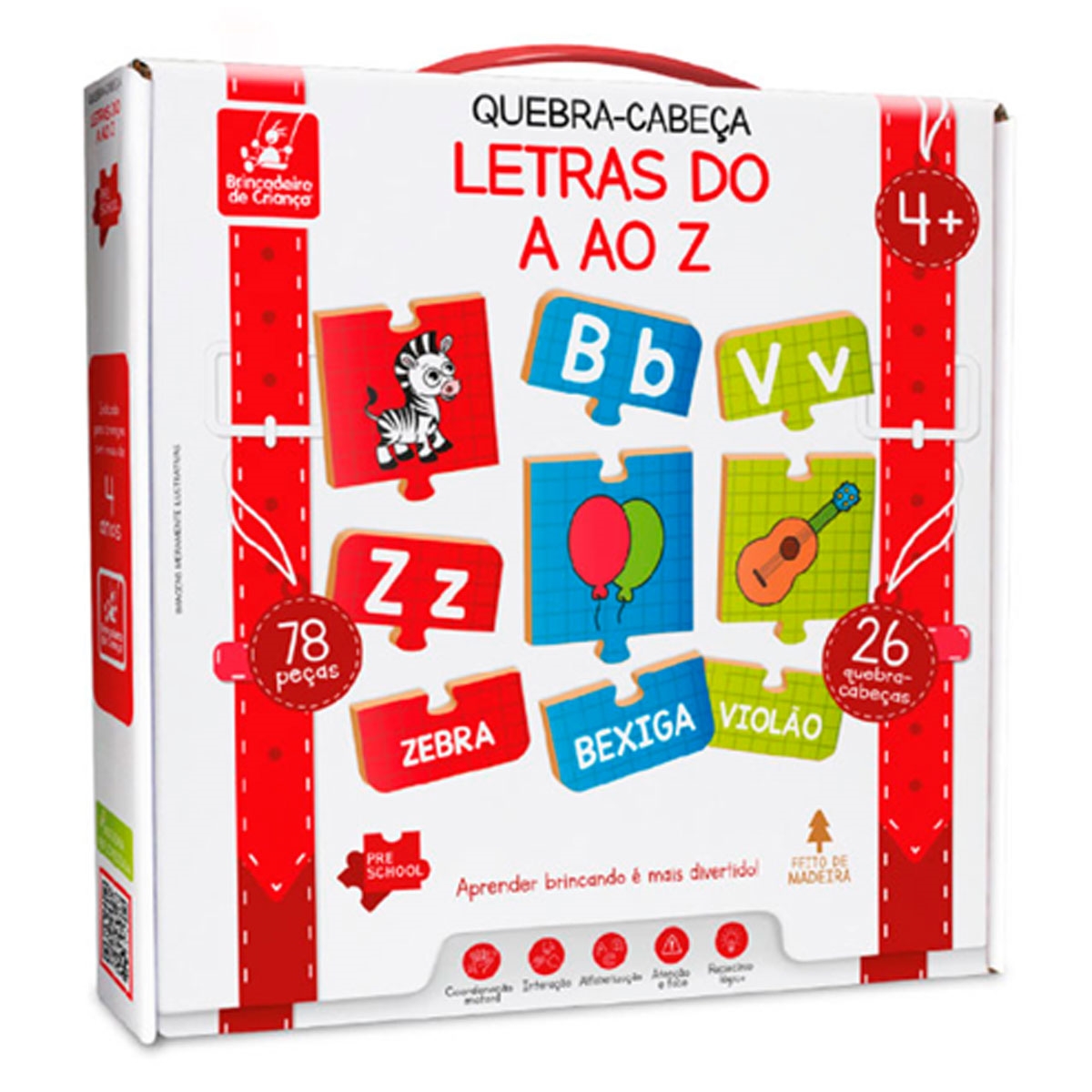 Letras do A ao Z - Brincadeira de Criança
