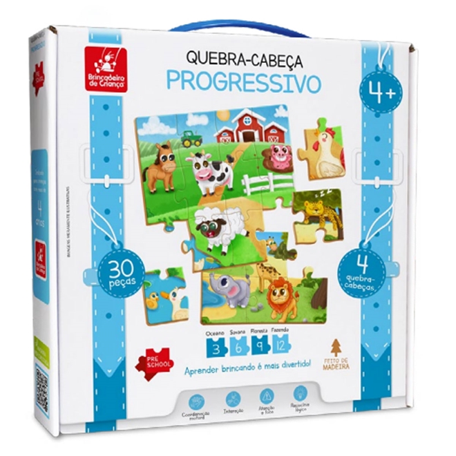 kit Quebra com 20 Cabeças Pocoyo em Mdf